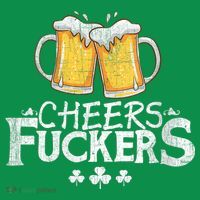 St Patricks Day Cheers Fuckers Toddler Hoodie thumb 2