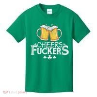 St Patricks Day Cheers Fuckers Kids T-Shirt thumb 0