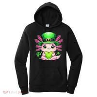 St Patricks Day Axolotl Cute Saint Pattys Kawaii Irish Women's Hoodie thumb 0