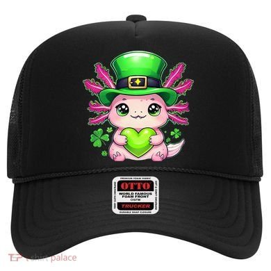 St Patricks Day Axolotl Cute Saint Pattys Kawaii Irish Hat