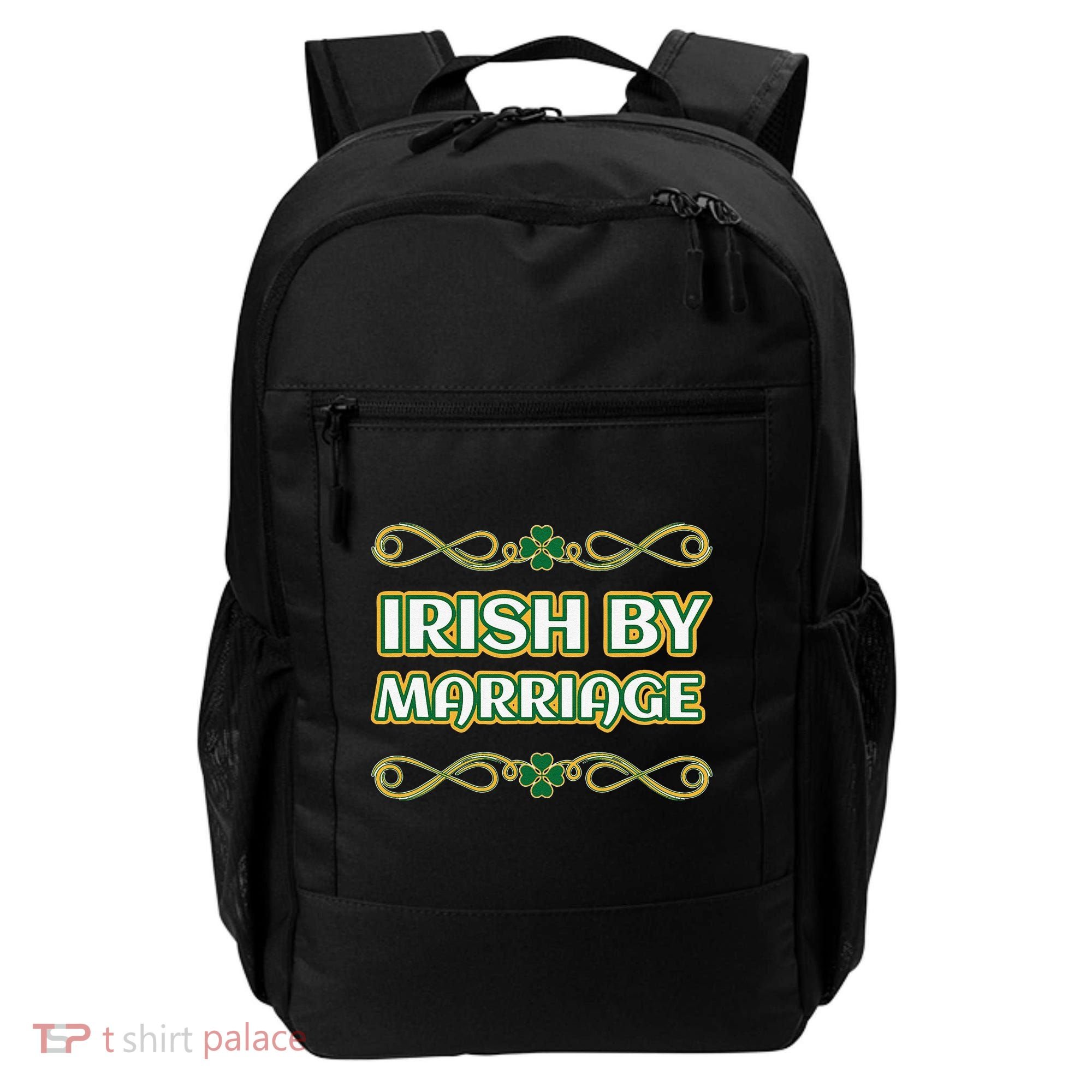 St. Patrick's Day Irish By Marriage Shamrock Backpack