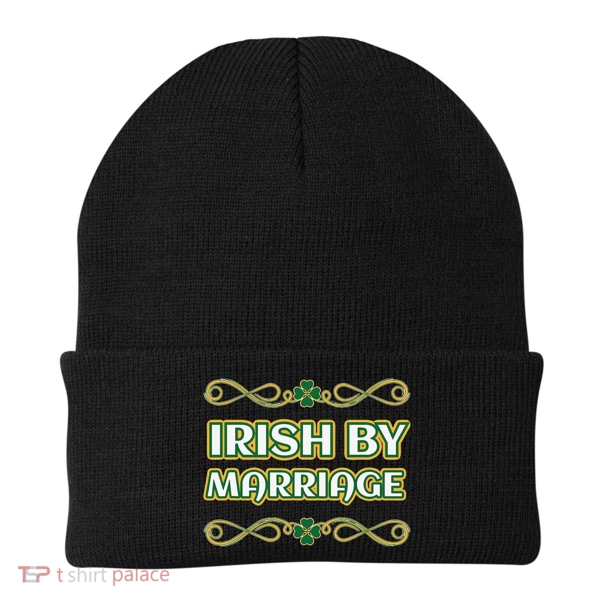 St. Patrick's Day Irish By Marriage Shamrock Beanie