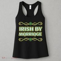 St. Patrick's Day Irish By Marriage Shamrock Women's Tank Top thumb 3