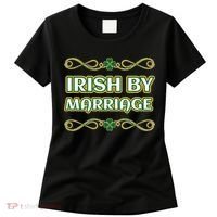 St. Patrick's Day Irish By Marriage Shamrock Women's T-Shirt thumb 0