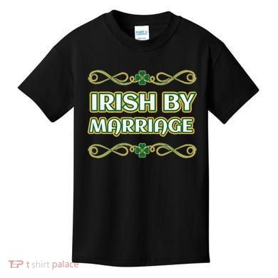 St. Patrick's Day Irish By Marriage Shamrock Kids T-Shirt