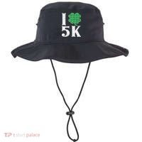 St Patricks Day Running Buffalo Plaid I Shamrock Love 5K Bucket Hat thumb 0