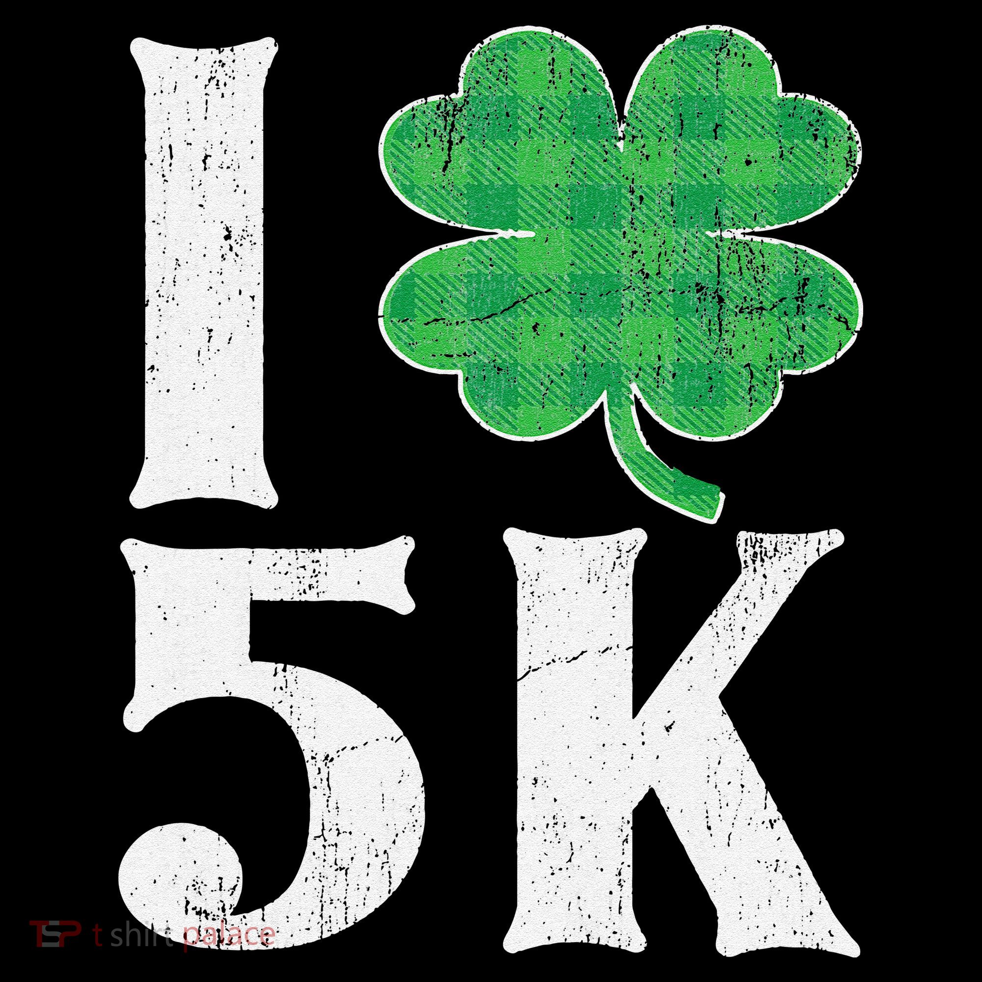 St Patricks Day Running Buffalo Plaid I Shamrock Love 5K Women's Hoodie