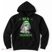 St Patricks Day, Ben Drankin, Funny St Patricks Day, St Patricks Day Drinking Hoodie thumb 0