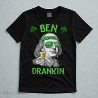 St Patricks Day, Ben Drankin, Funny St Patricks Day, St Patricks Day Drinking T-Shirt thumb 5