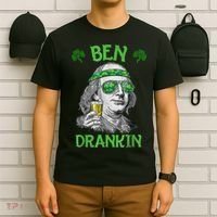 St Patricks Day, Ben Drankin, Funny St Patricks Day, St Patricks Day Drinking T-Shirt thumb 6
