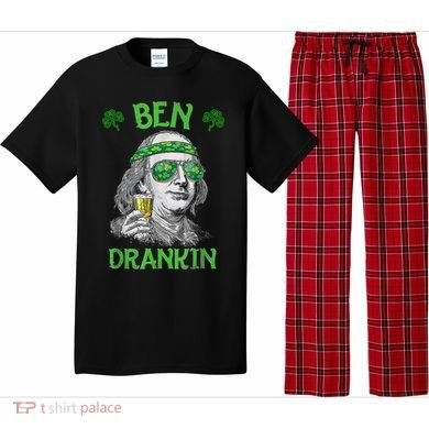 St Patricks Day, Ben Drankin, Funny St Patricks Day, St Patricks Day Drinking Pajama Set