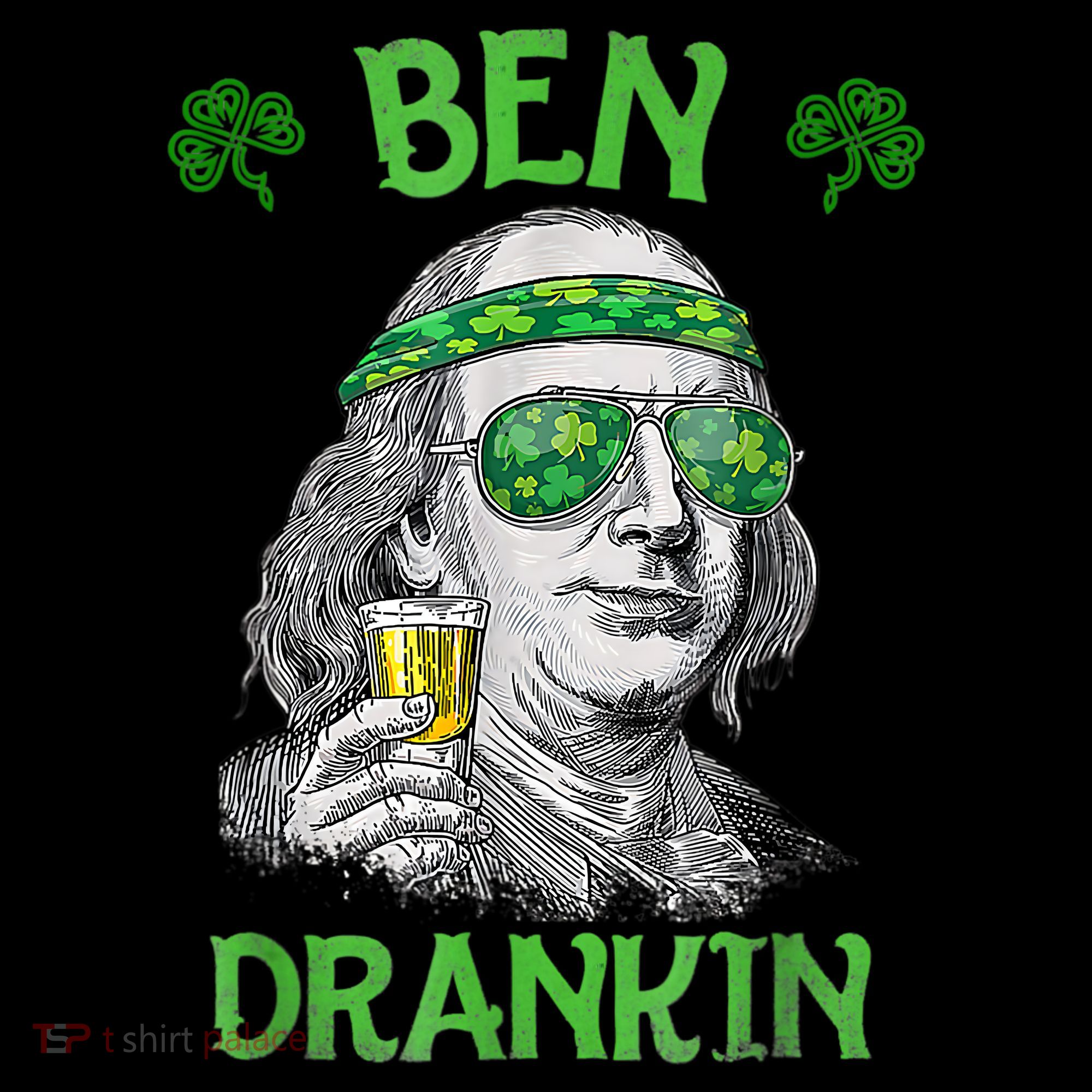 St Patricks Day, Ben Drankin, Funny St Patricks Day, St Patricks Day Drinking Ornament