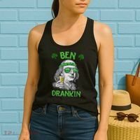 St Patricks Day, Ben Drankin, Funny St Patricks Day, St Patricks Day Drinking Women's Tank Top thumb 2