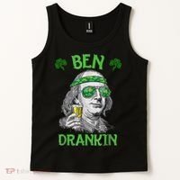 St Patricks Day, Ben Drankin, Funny St Patricks Day, St Patricks Day Drinking Tank Top thumb 2