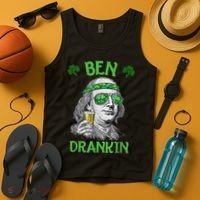 St Patricks Day, Ben Drankin, Funny St Patricks Day, St Patricks Day Drinking Tank Top thumb 4