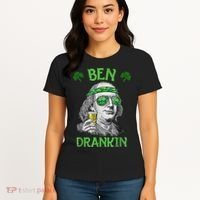 St Patricks Day, Ben Drankin, Funny St Patricks Day, St Patricks Day Drinking Women's T-Shirt thumb 4
