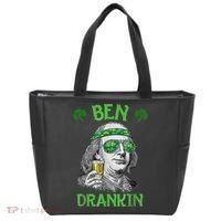 St Patricks Day, Ben Drankin, Funny St Patricks Day, St Patricks Day Drinking Tote Bag thumb 0