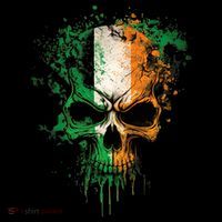 St Patricks Day Skull Irish Flag Teens Hoodie thumb 7