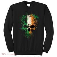 St Patricks Day Skull Irish Flag Teens Sweatshirt thumb 0