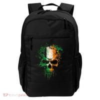 St Patricks Day Skull Irish Flag Teens Backpack thumb 0