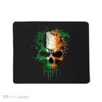 St Patricks Day Skull Irish Flag Teens Mousepad thumb 0