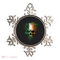 St Patricks Day Skull Irish Flag Teens Ornament thumb 0