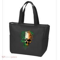 St Patricks Day Skull Irish Flag Teens Tote Bag thumb 3