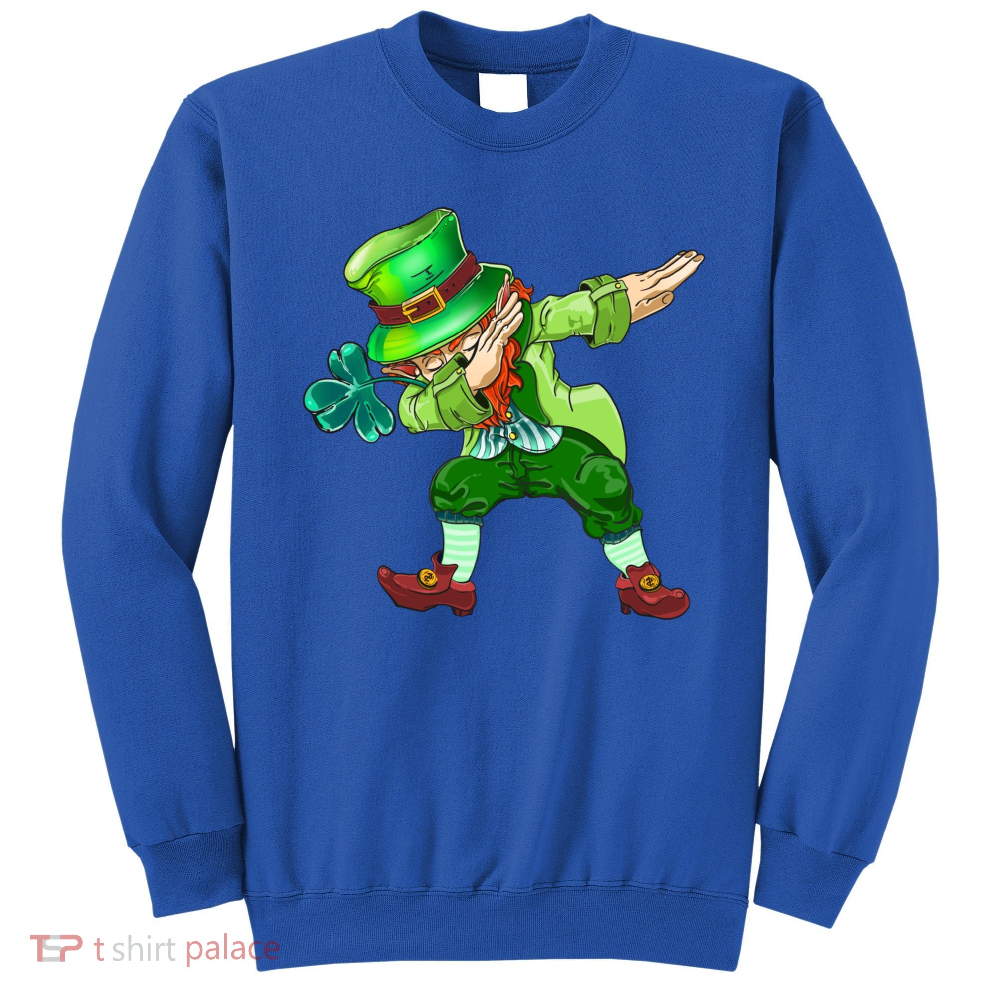 St Pattys Day Costume Dabbing Leprechaun Cute Gift Sweatshirt