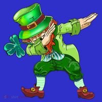 St Pattys Day Costume Dabbing Leprechaun Cute Gift Polo thumb 2