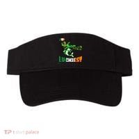 Saint Patrick's Day Funny Leprechaun Riding Shark Best Gift Visor thumb 0