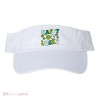 St Patricks Day Happy Go Lucky Shamrock Irish Retro Visor thumb 0