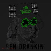 St Patricks Day, Ben Drankin, Funny St Patricks Day, St Patricks Day Drinking Backpack thumb 2