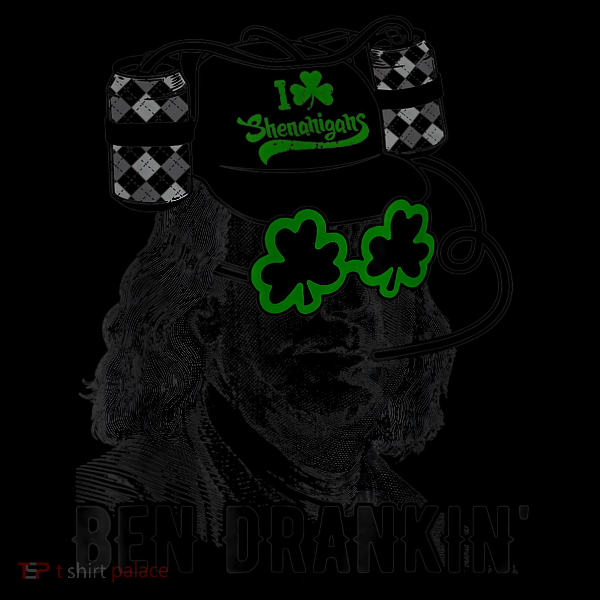 St Patricks Day, Ben Drankin, Funny St Patricks Day, St Patricks Day Drinking Coaster