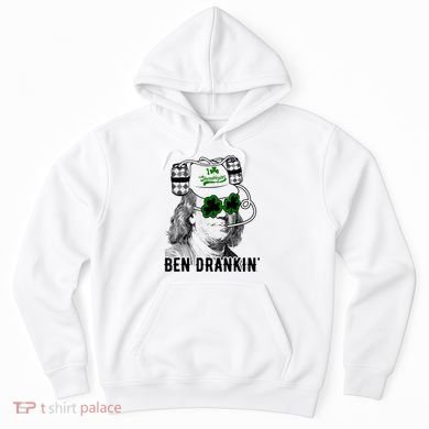 St Patricks Day, Ben Drankin, Funny St Patricks Day, St Patricks Day Drinking Hoodie