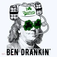 St Patricks Day, Ben Drankin, Funny St Patricks Day, St Patricks Day Drinking Hoodie thumb 2