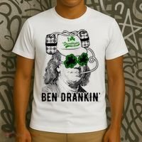 St Patricks Day, Ben Drankin, Funny St Patricks Day, St Patricks Day Drinking T-Shirt thumb 3