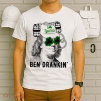 St Patricks Day, Ben Drankin, Funny St Patricks Day, St Patricks Day Drinking T-Shirt thumb 6