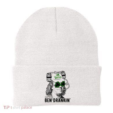 St Patricks Day, Ben Drankin, Funny St Patricks Day, St Patricks Day Drinking Beanie