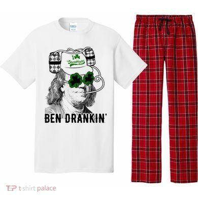 St Patricks Day, Ben Drankin, Funny St Patricks Day, St Patricks Day Drinking Pajama Set