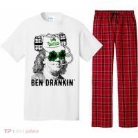 St Patricks Day, Ben Drankin, Funny St Patricks Day, St Patricks Day Drinking Pajama Set thumb 0