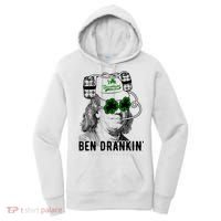 St Patricks Day, Ben Drankin, Funny St Patricks Day, St Patricks Day Drinking Women's Hoodie thumb 0