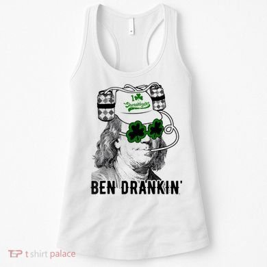 St Patricks Day, Ben Drankin, Funny St Patricks Day, St Patricks Day Drinking Women's Tank Top