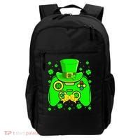 St Patricks Day Video Game Gaming Gamer Gift Backpack thumb 0