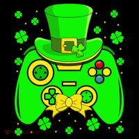 St Patricks Day Video Game Gaming Gamer Gift Backpack thumb 2
