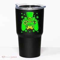 St Patricks Day Video Game Gaming Gamer Gift Tumbler thumb 0