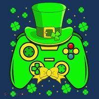 St Patricks Day Video Game Gaming Gamer Gift Women's Sweatshirt thumb 2