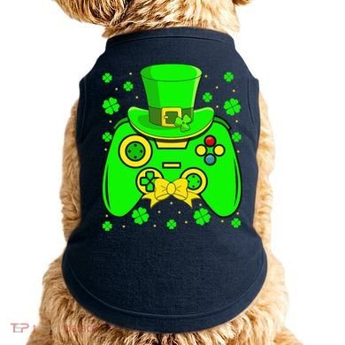 St Patricks Day Video Game Gaming Gamer Gift Doggie Tank