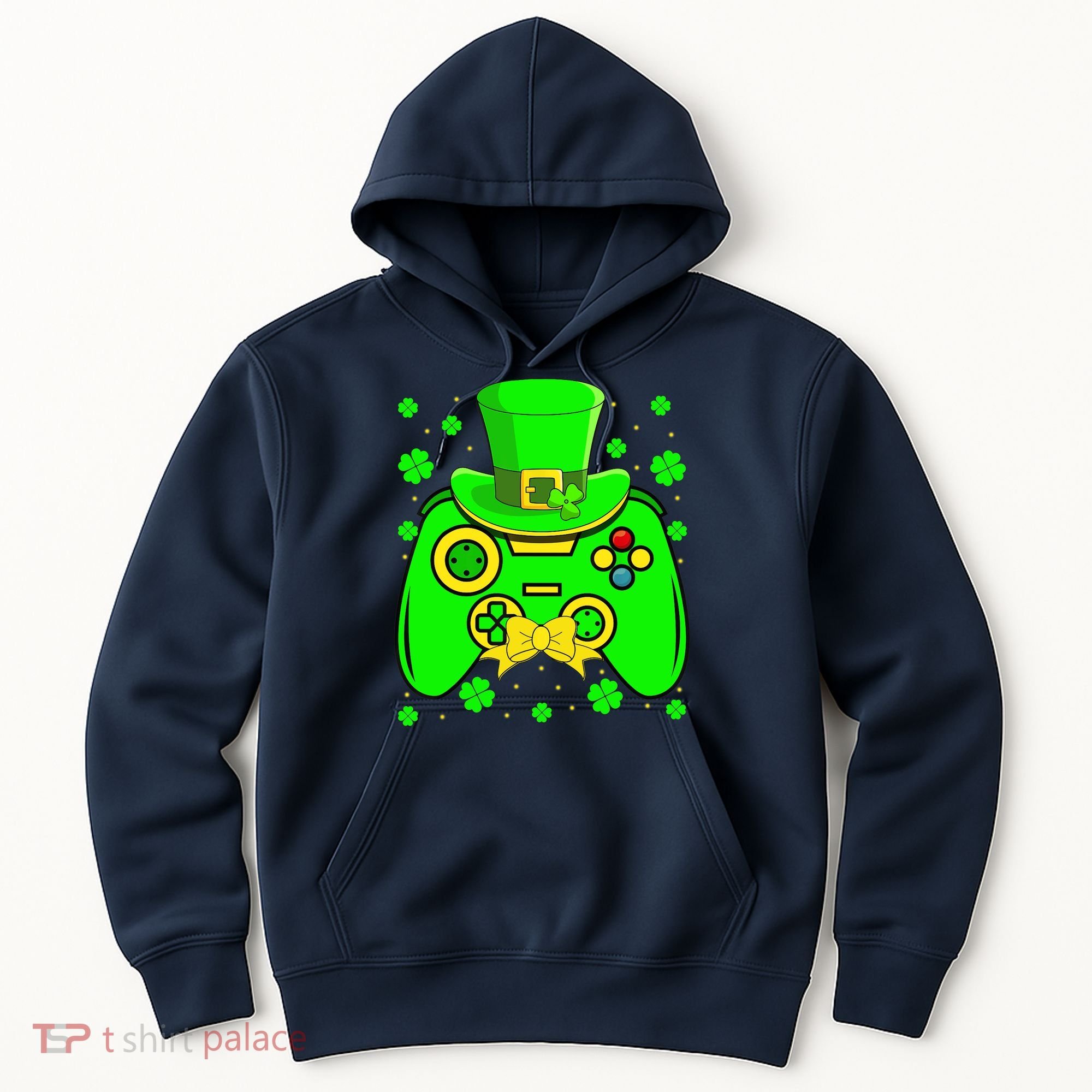 St Patricks Day Video Game Gaming Gamer Gift Hoodie