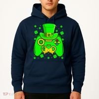 St Patricks Day Video Game Gaming Gamer Gift Hoodie thumb 2