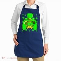 St Patricks Day Video Game Gaming Gamer Gift Apron thumb 2